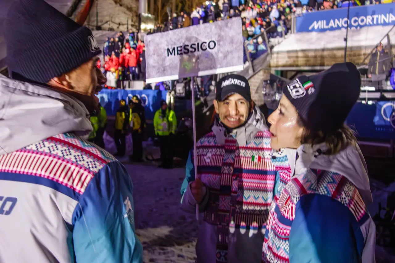 Langlaufschule Achensee Olympische Winterspiele Mailand Cortina Eröffnungsfeier Team Mexiko Predazzo
