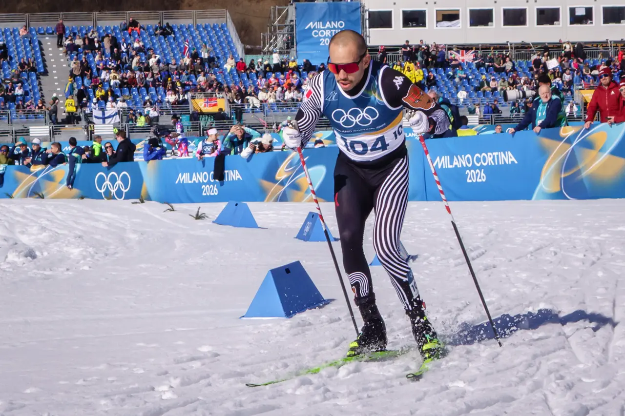 Langlaufschule Achensee Olympische Winterspiele Mailand Cortina 10km Skating Einzelstart Allan schwierige Bedingungen Lago di Tesero